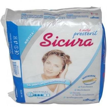 Lady presteril sicura normale 24p