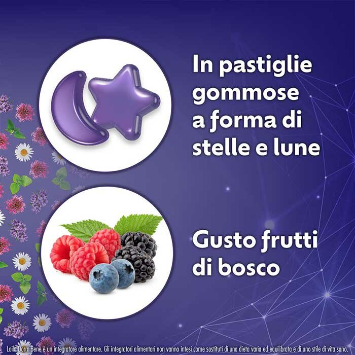Laila Dormibene Per Il Sonno 30 Pastiglie Gommose