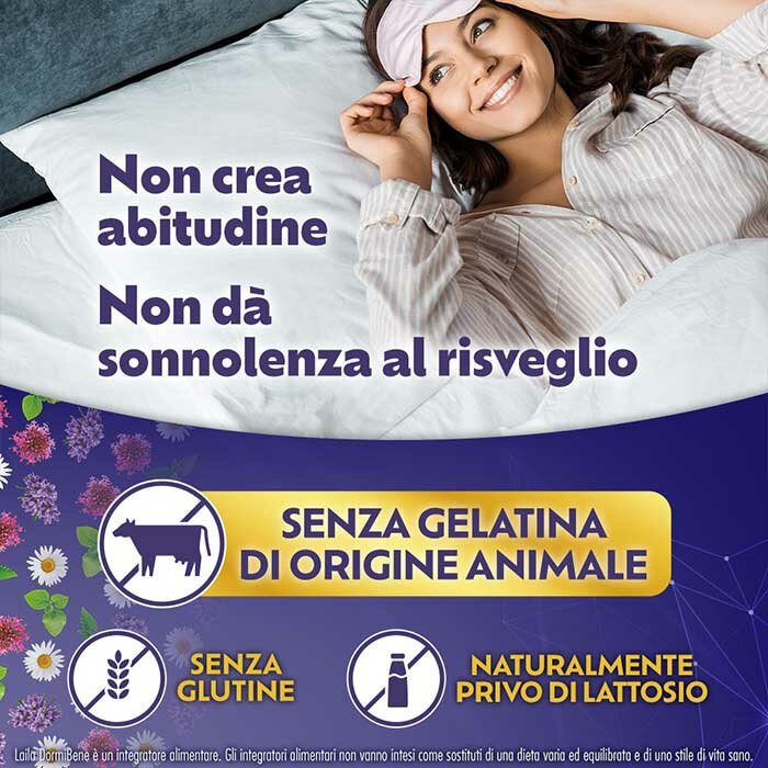 Laila Dormibene Per Il Sonno 60 Pastiglie Gommose