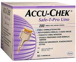 Lancette pungidito accu-chek safe t pro uno 200 pezzi
