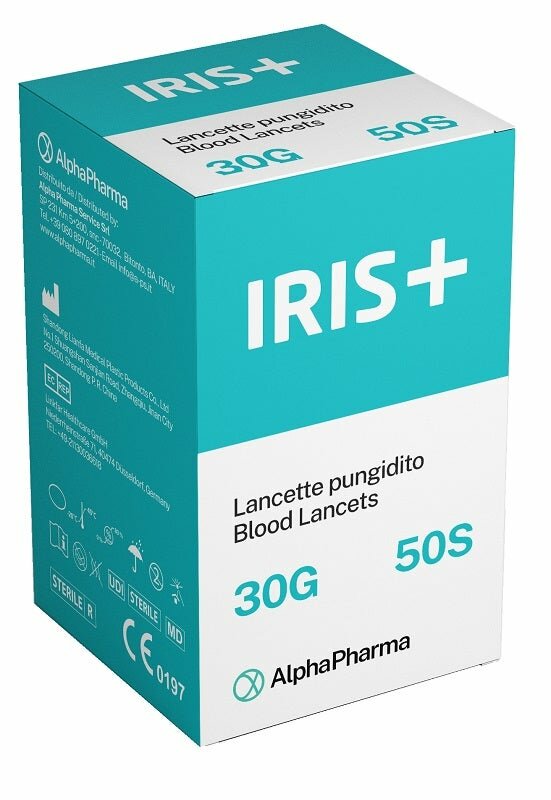 Lancette pungidito iris+ 30 gauge 50 pezzi