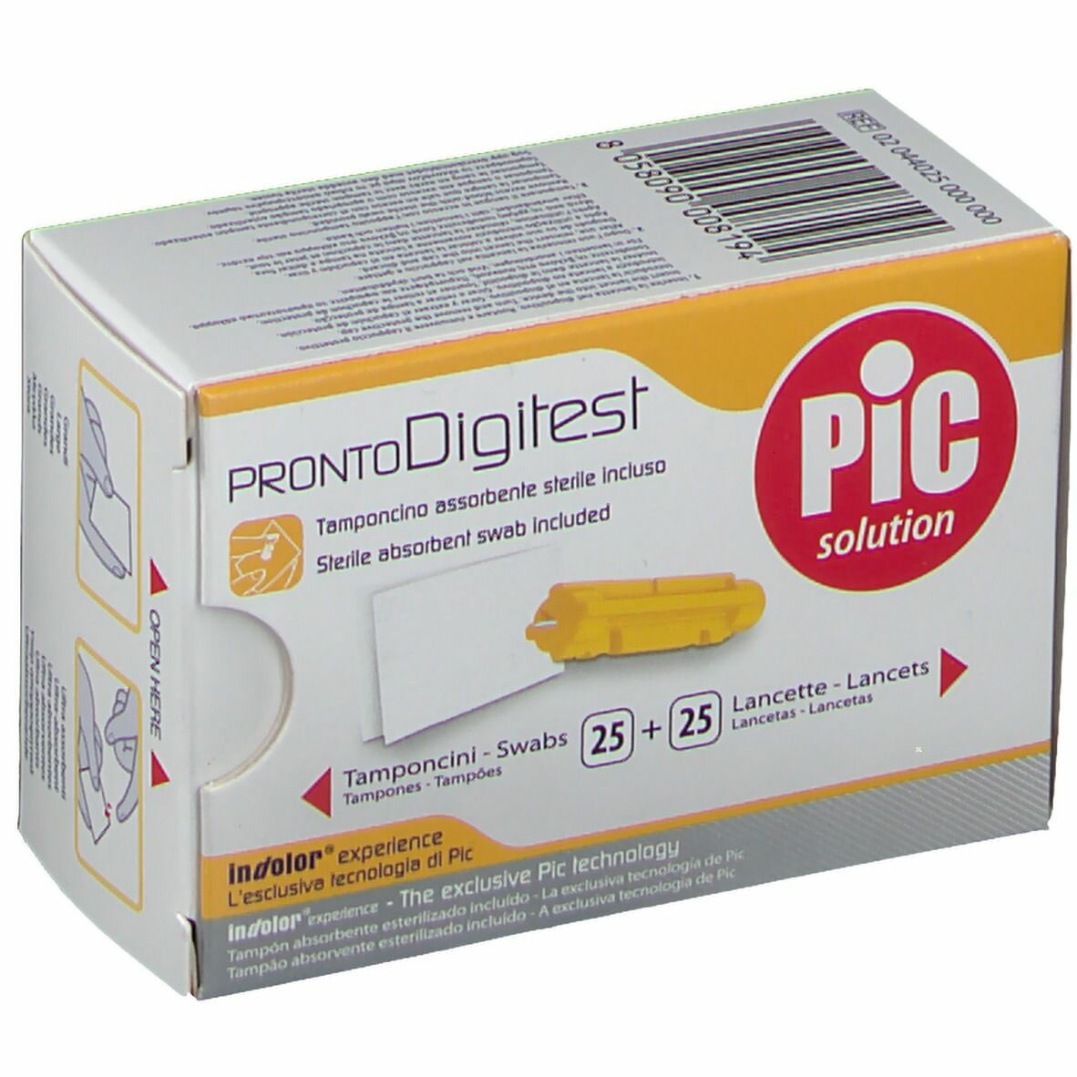 Pic Digitest lancette sensibili misurazione Glicemia 25pz