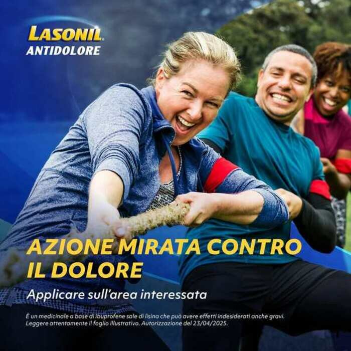 Lasonil Antidolore Gel Antidolorifico Antinfiammatorio Dolori Muscolari 120g