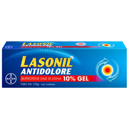 Lasonil Antidolore Gel Antidolorifico Antinfiammatorio Dolori Muscolari 120g