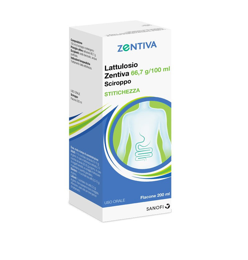 Lattulosio Zentiva Sciroppo Lassativo Flacone 200 ml