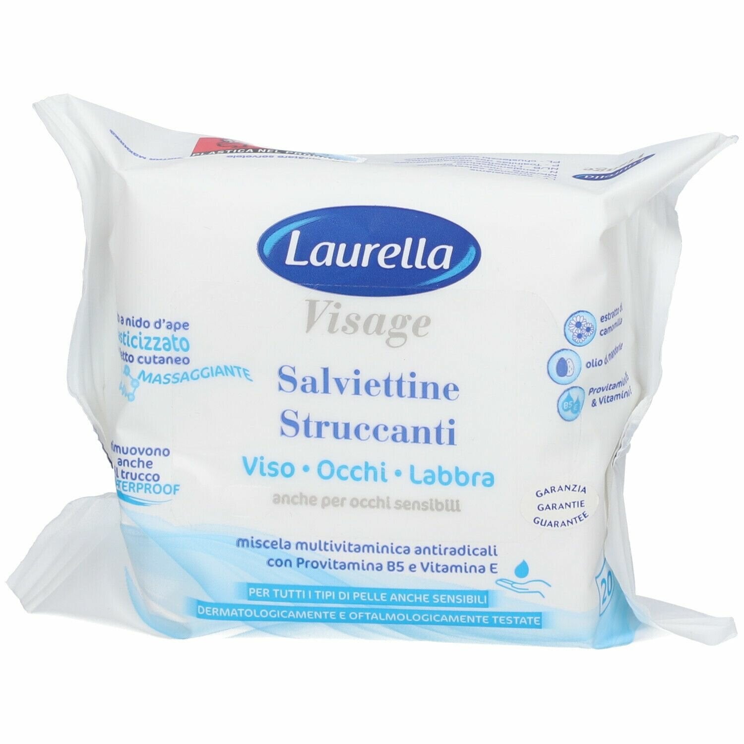 Laurella visage salviettina struccante 20 pezzi