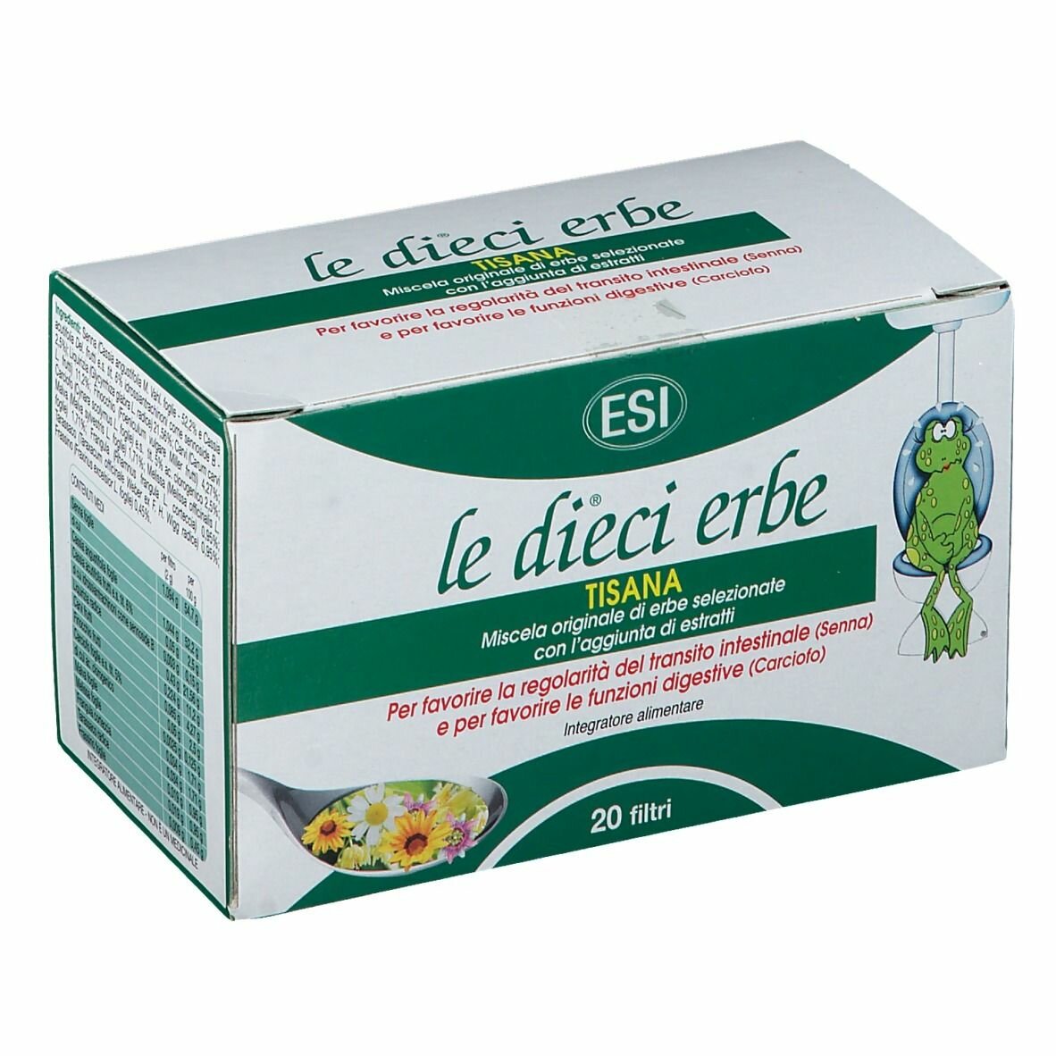 Le dieci erbe tisana 20 filtri