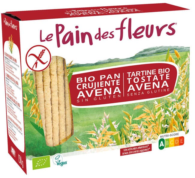 Le pain des fleurs tartine tostate all'avena bio 150g