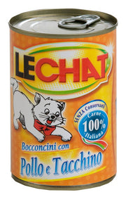 Lechat bocconcini pollo e tacchino per gatti adulti 85g