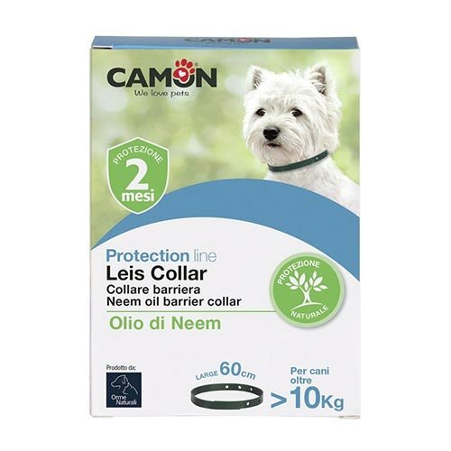 Leis collare barriera con olio di neem cane 60 cm l 12 pezzi
