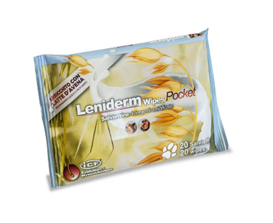 Leniderm Wipes Pocket Salviettine Detergenti 20 Pezzi