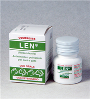 Lenitivo 160 mg compresse per cani e gatti - 160 mg compresse per cani, gatti 20 compresse