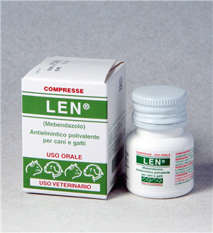 Lenitivo 160 mg compresse per cani e gatti - 160 mg compresse per cani, gatti 20 compresse