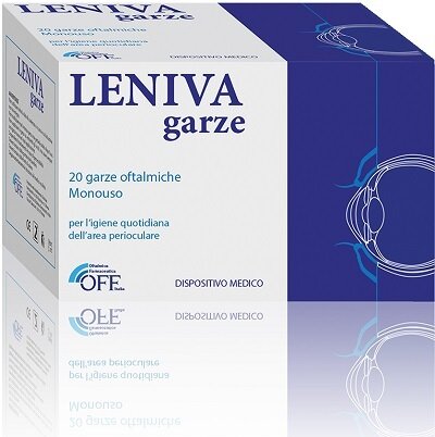 Leniva garze monouso lenitive 20 pezzi