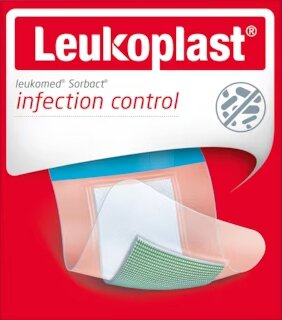 Leukomed sorbact medicazione 8x10 cm 5 pezzi