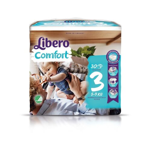 Libero comfort 3 pannolino per bambino 5-9 kg 30 pezzi