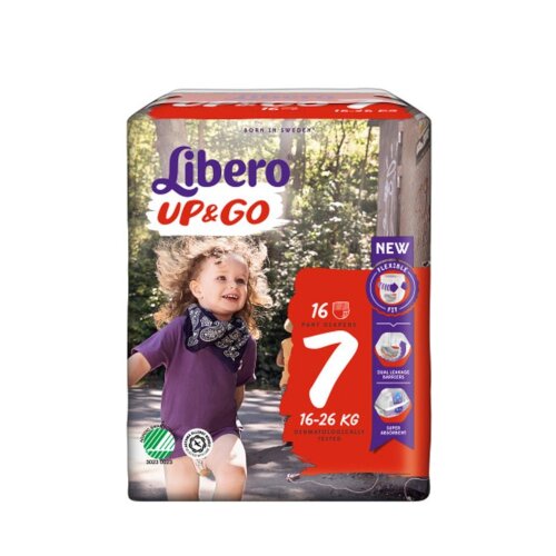 Libero up&go pannolini 7 16-26 16 pezzi