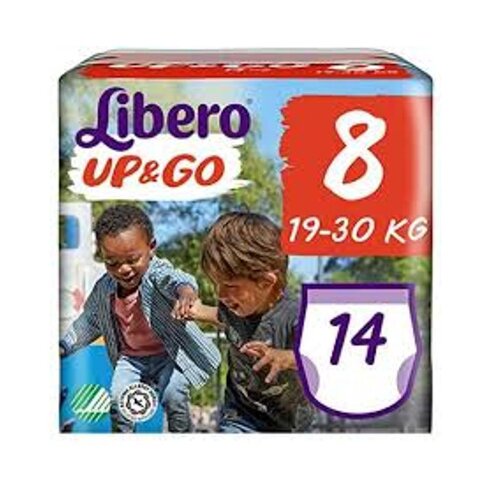 Libero up&go pannolini 8 19-30 14 pezzi