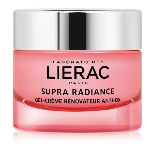 Lierac Supra Radiance Gel Crema Viso Antietà Antiossidante Pelle Normale e Mista 50 ml