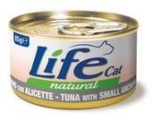 Life pet care cibo umido tonno e alicette per gatti adulti 85g
