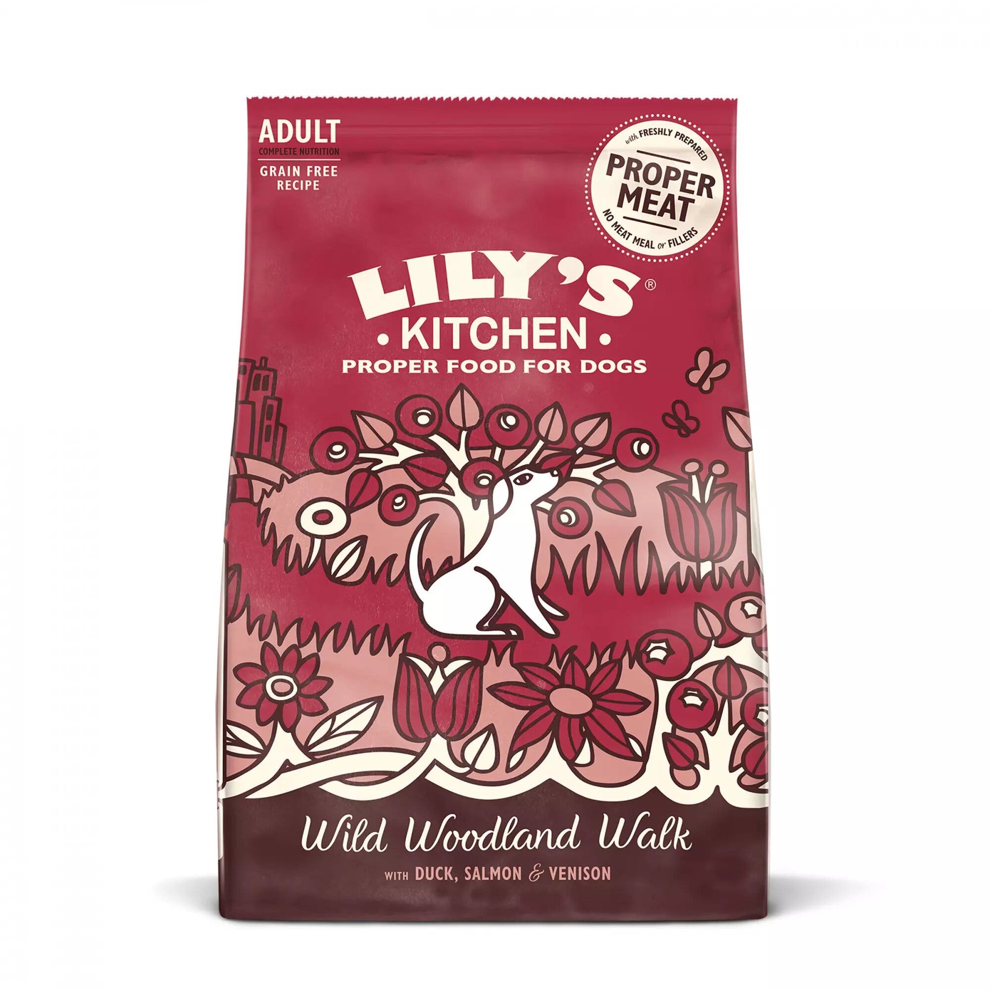 Lily's kitchen duck, salmon and venison adult dog 2,5kg