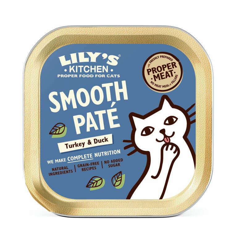 Lily's kitchen turkey & duck pate cat 85g