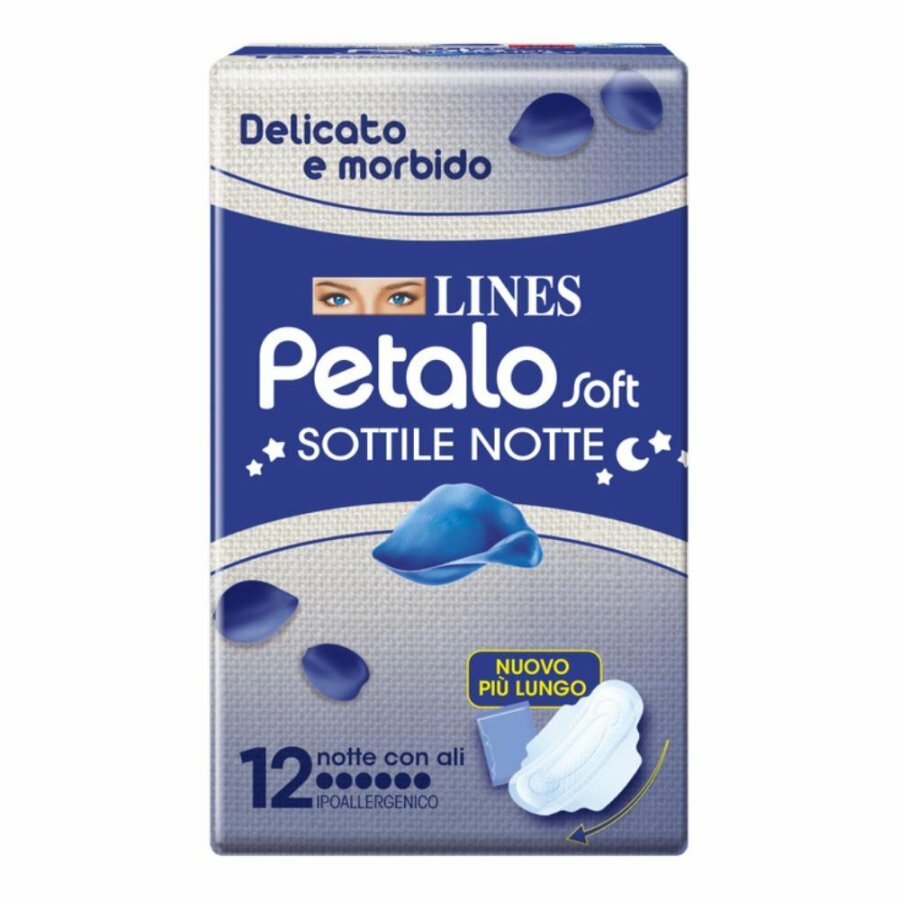 Lines petalo soft notte 12 pezzi