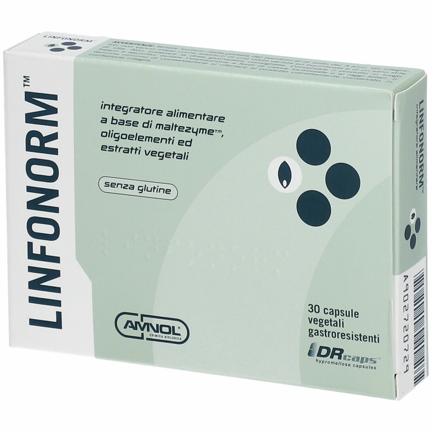 Linfonorm integratore drenante 30 capsule