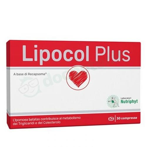 Lipocol plus integratore per il colesterolo 30 compresse