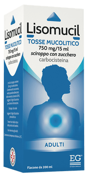 Lisomucil Sciroppo Tosse Mucolitico Adulti 750 mg/15 ml 200 ml