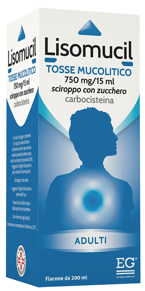 Lisomucil Sciroppo Tosse Mucolitico Adulti 750 mg/15 ml 200 ml