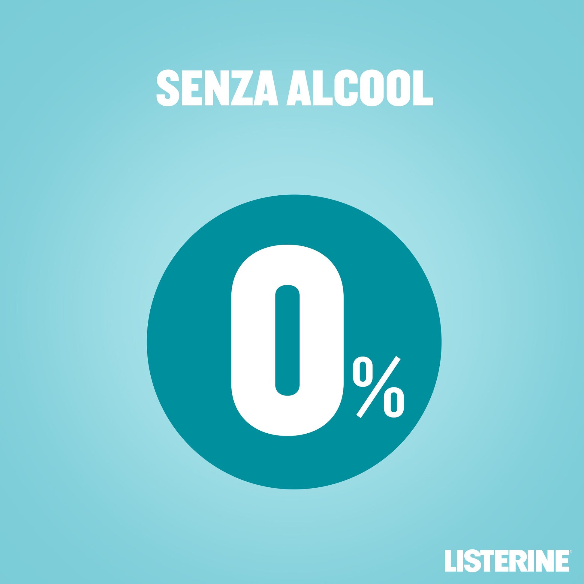 Listerine Collutorio Cool Mint Zero Alcol Gusto Delicato 95 ml