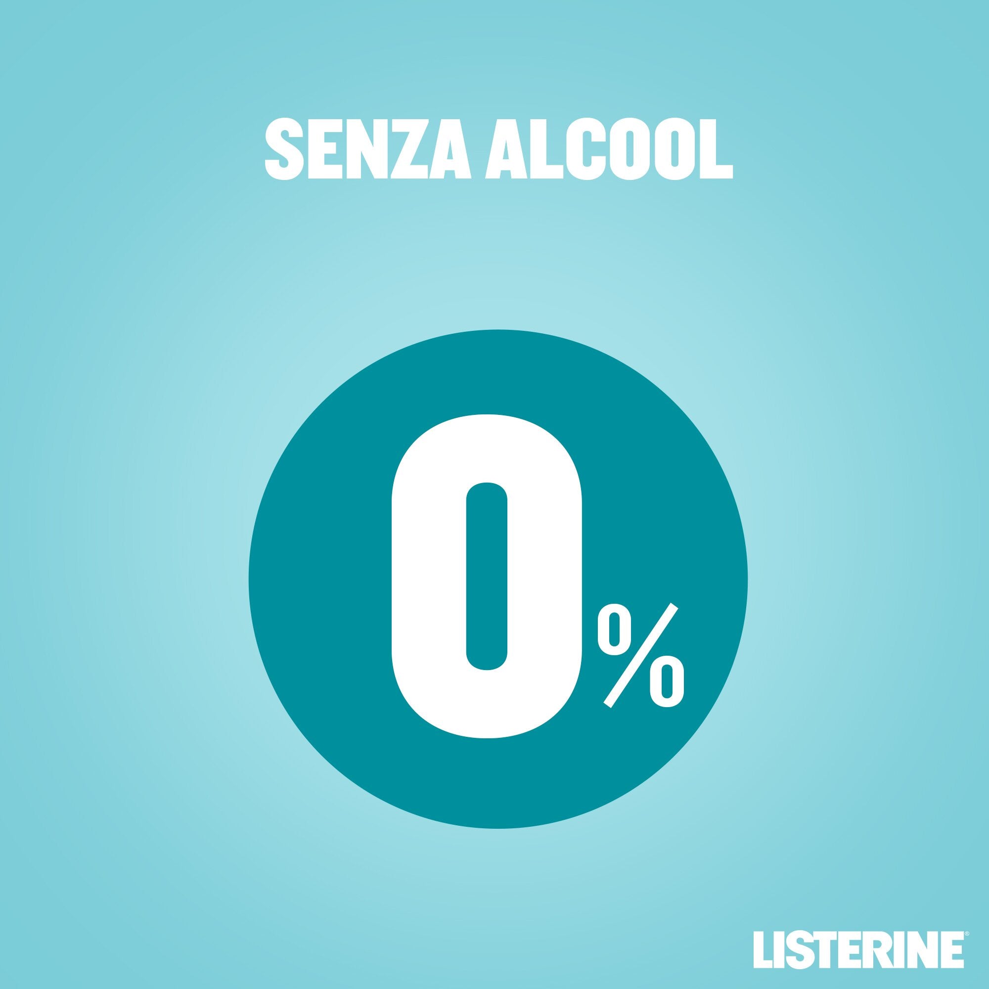 Listerine Collutorio Cool Mint Zero Alcol Gusto Delicato 95 ml