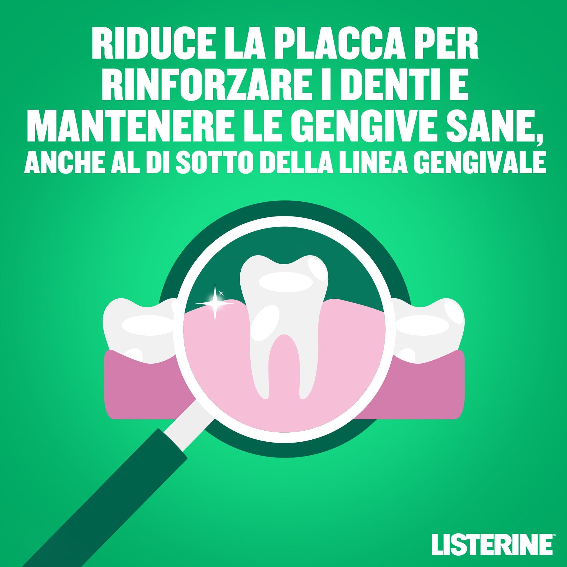 Listerine Collutorio Difesa Denti e Gengive 500 ml