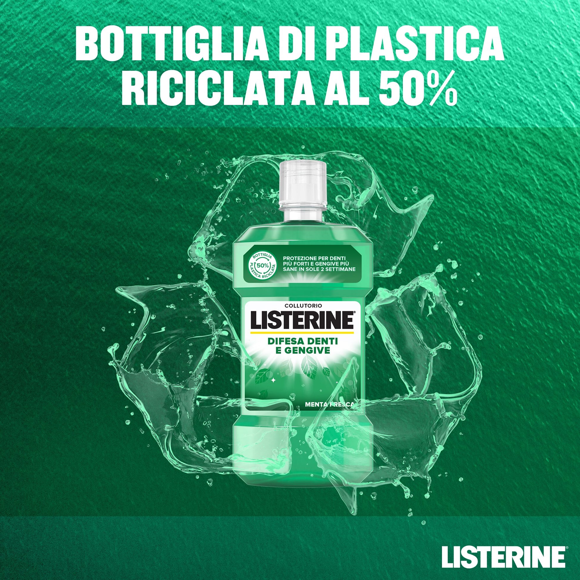 Listerine Collutorio Difesa Denti e Gengive 500 ml