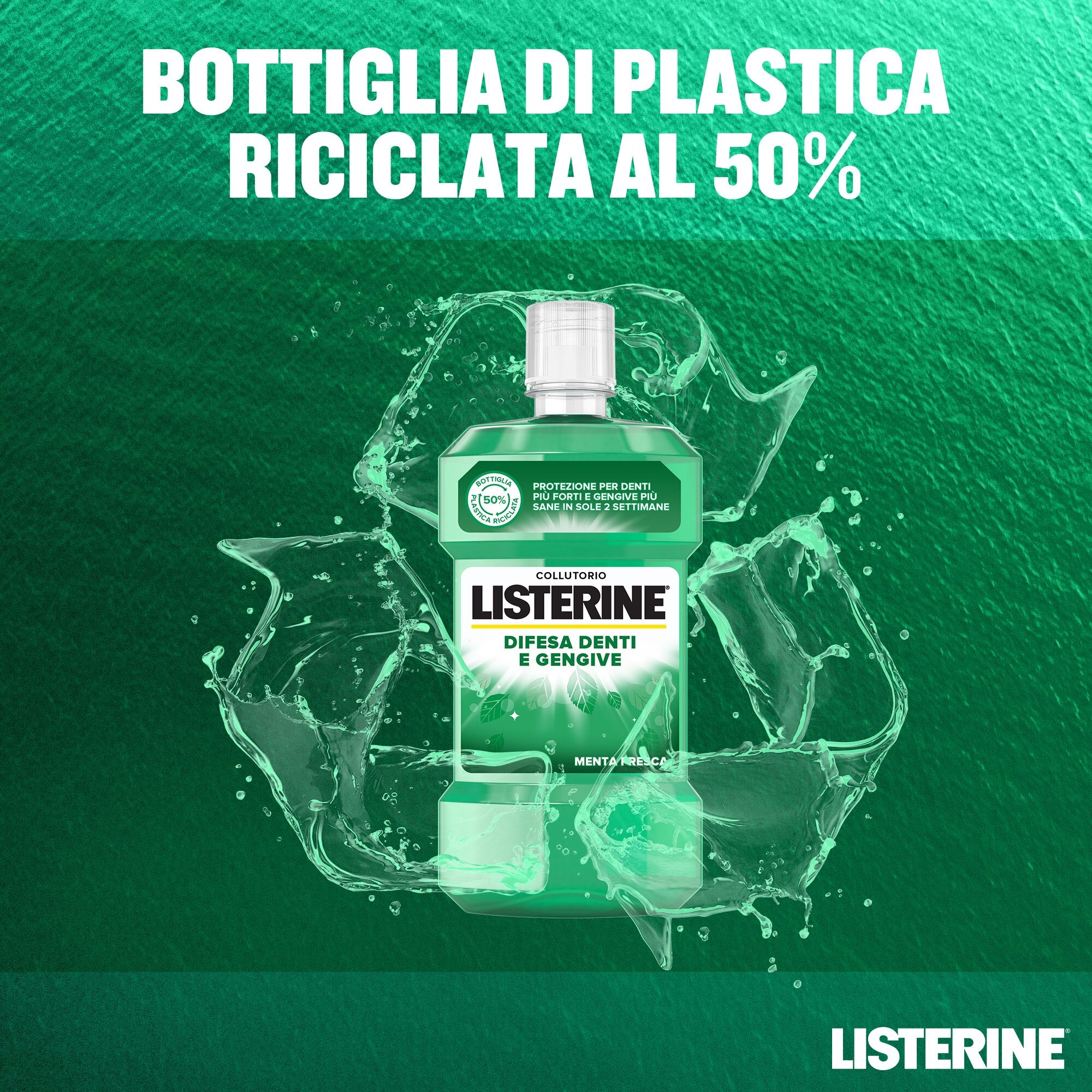 Listerine Collutorio Difesa Denti e Gengive 500 ml