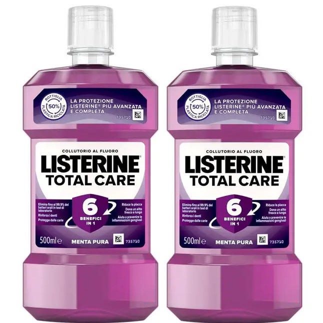 Listerine total care 2x500ml