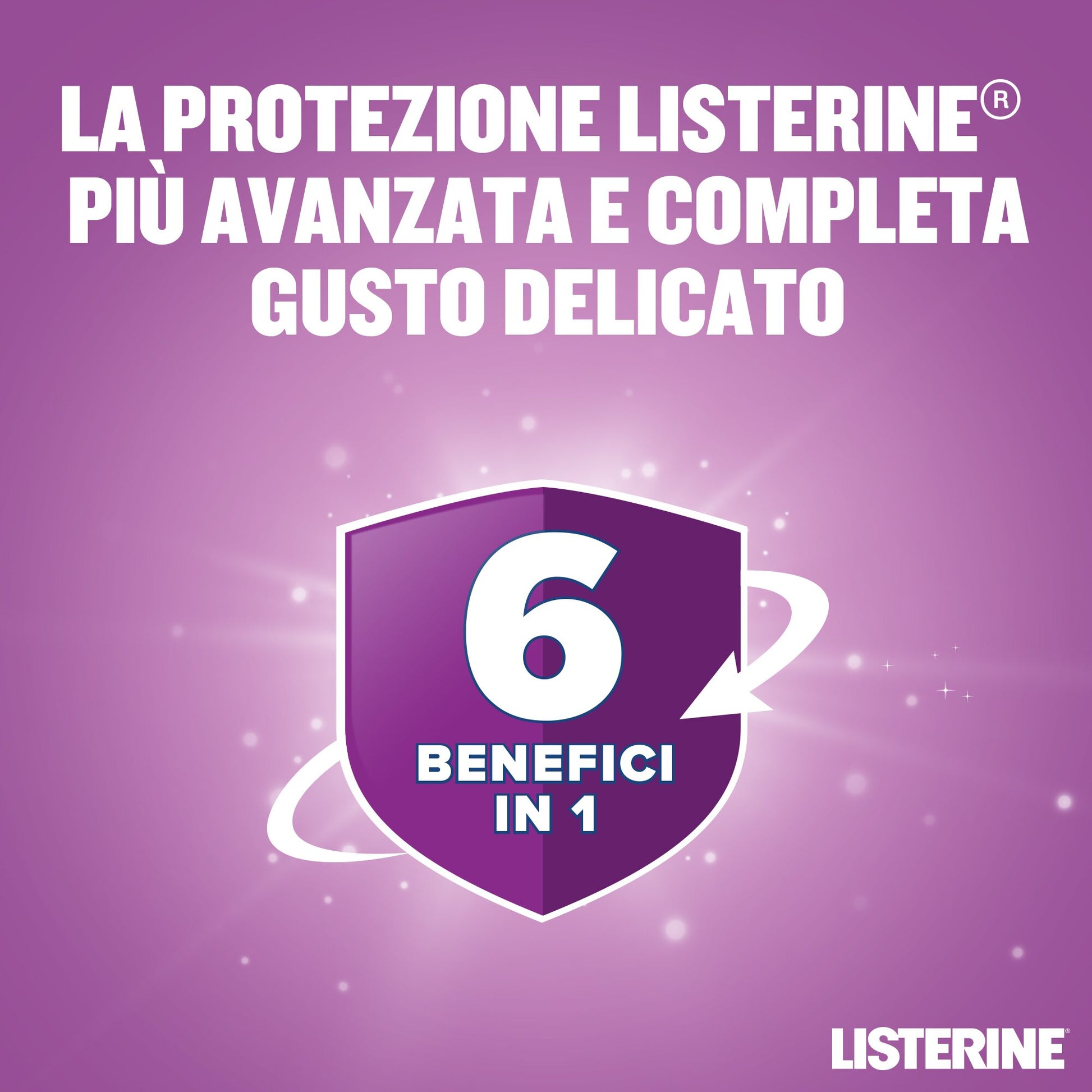 Listerine Total Care Collutorio Gusto Menta Delicato 500 ml