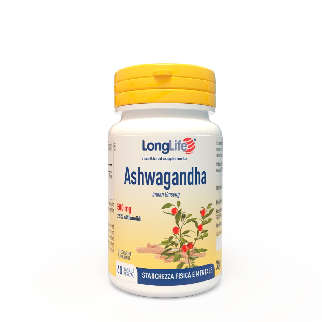 Longlife ashwagandha 60 capsule 500 mg