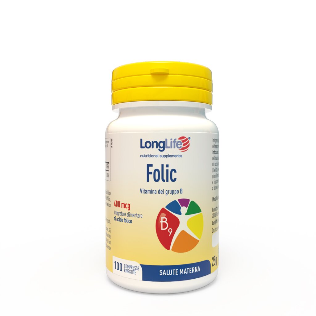 Longlife folic 400 mcg 100 compresse