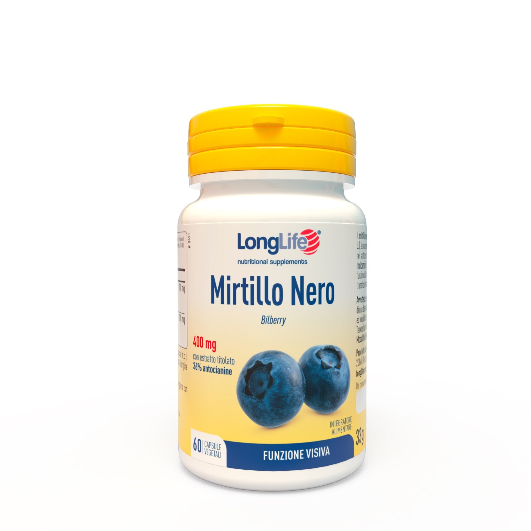 Longlife mirtillo nero 60 capsule vegetali