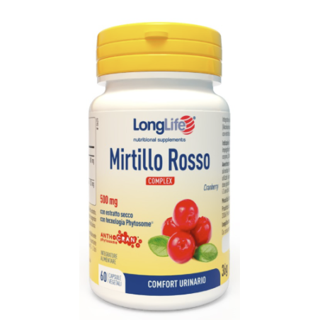 Longlife mirtillo rosso complex 60 capsule vegetali