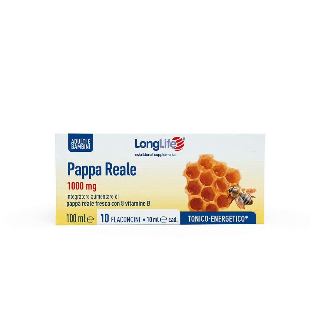 Longlife pappa reale + vitamina b 10 flaconcini 10 ml