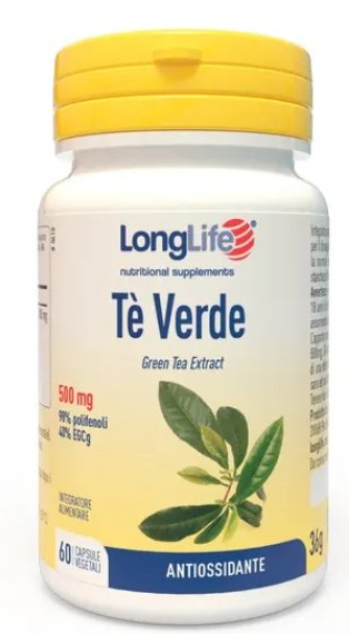 Longlife te' verde 500mg 60 capsule