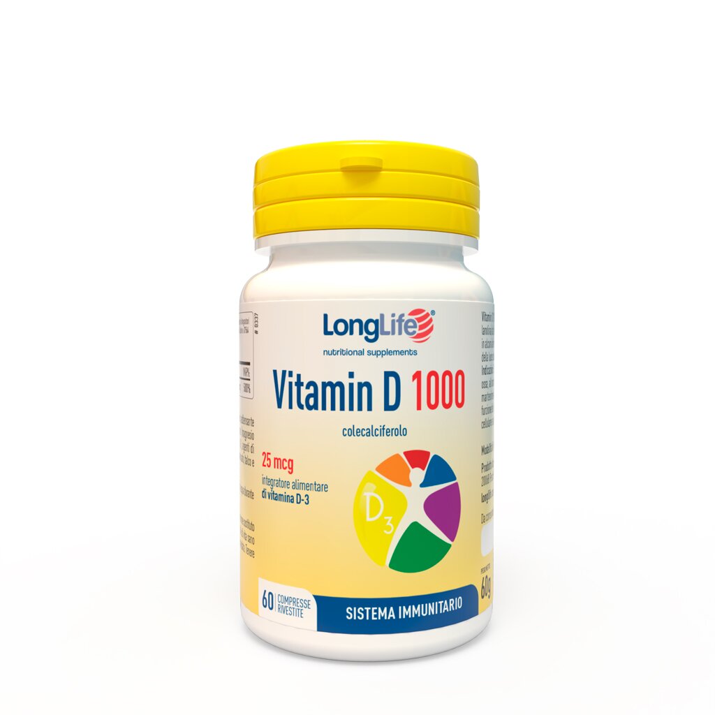 Longlife vitamina d3 1000ui 60 compresse