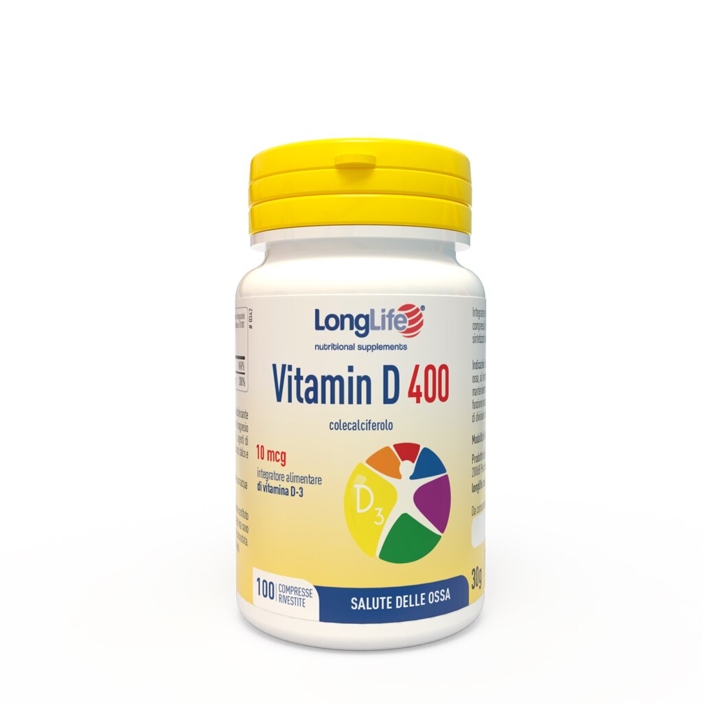 Longlife vitamina d3 400ui 100 compresse