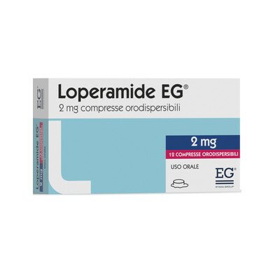 Loperamide eg 2 mg compresse orodispersibili 12 compresse in blister al/al