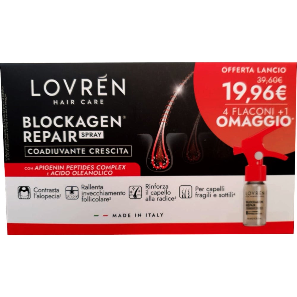 Lovren hair blockagen 4+1 pezzi