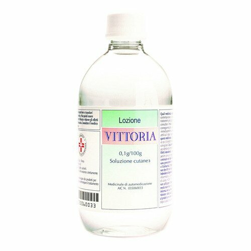 Lozione Vittoria 0,1% Disinfettante Soluzione Cutanea 500 ml