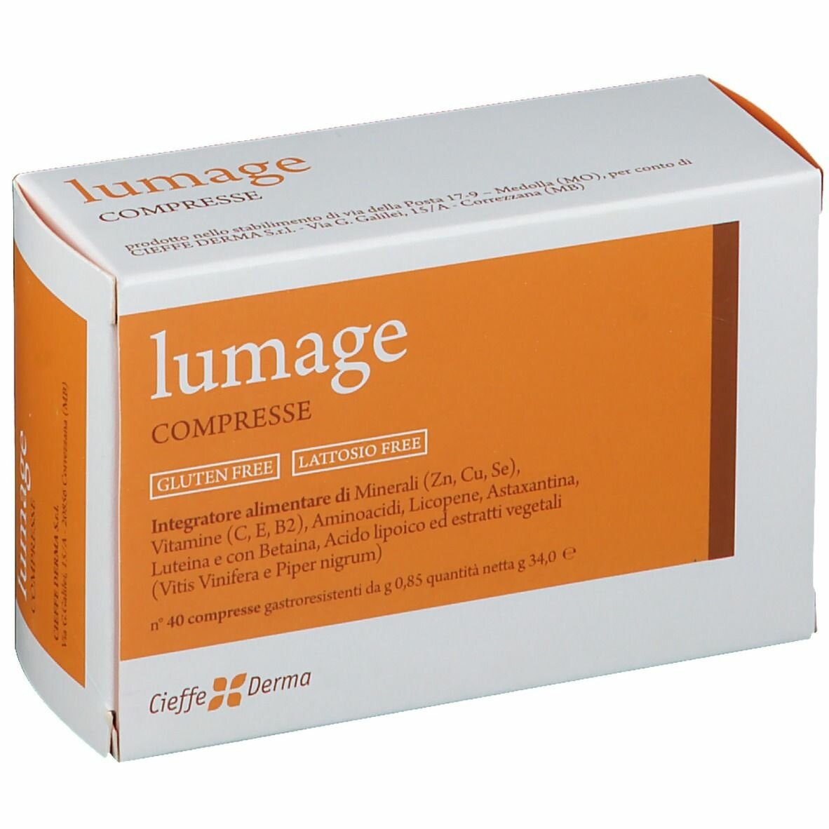 Lumage 40 compresse